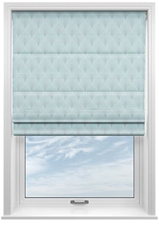 Boudoir, Sky - Twist&Fit Roman Blind
